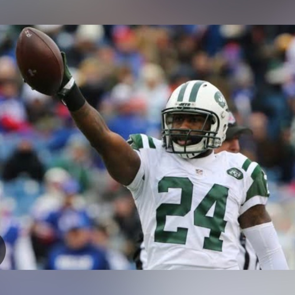 Darrelle Revis New York Jets Reebok On Field Football Jersey - Picture 10 of 11